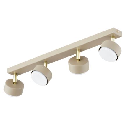 Brilagi - MONO LED Spotlight 4x GX53/12W/230V, Beige
