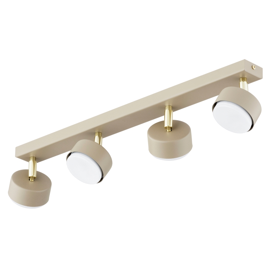 Brilagi - MONO LED Spotlight 4x GX53/12W/230V, Beige