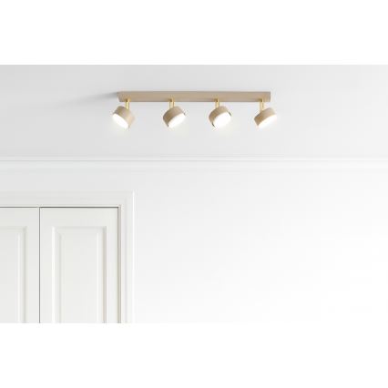 Brilagi - MONO LED Spotlight 4x GX53/12W/230V, Beige