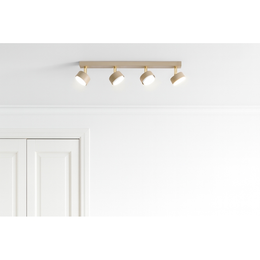 Brilagi - MONO LED Spotlight 4x GX53/12W/230V, Beige