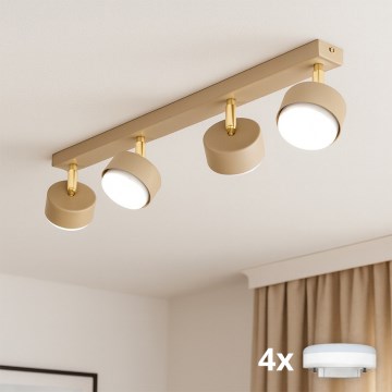 Brilagi - MONO LED spotlight 4xGX53/30W/230V beige