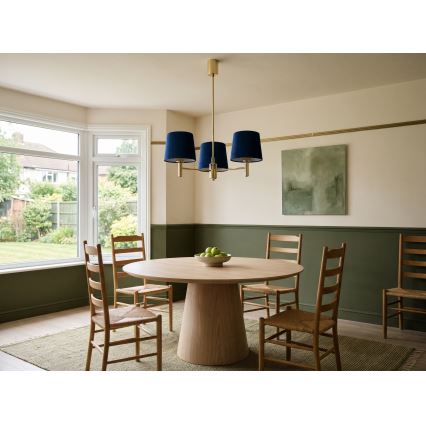 BRILAGI - MONTE Rod Chandelier 3xE27/60W/230V Blue/Gold