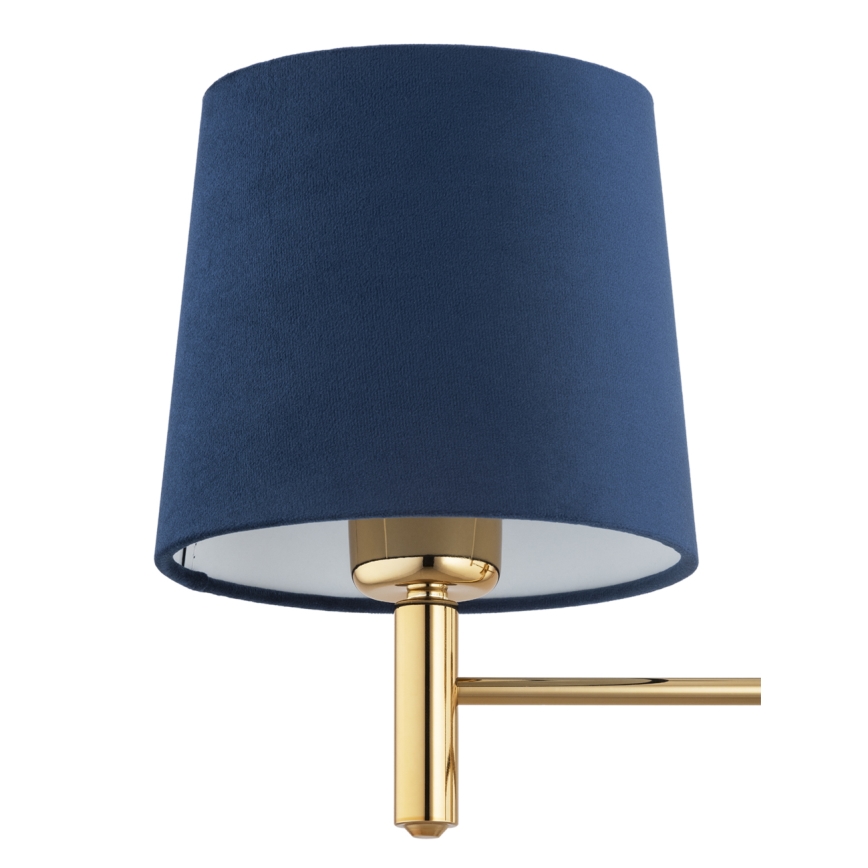 BRILAGI - MONTE Rod Chandelier 3xE27/60W/230V Blue/Gold