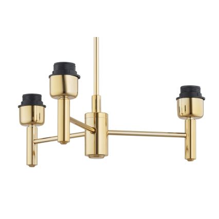 BRILAGI - MONTE Rod-Mounted Chandelier 3xE27/60W/230V Beige/Gold