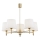 Brilagi - MONTE rod-mounted chandelier 5xE27/15W/230V cream/gold