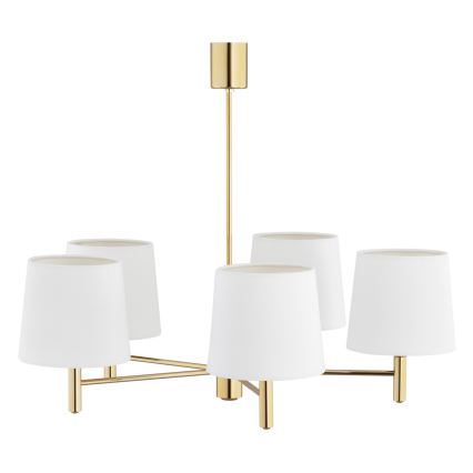 BRILAGI - MONTE rod-mounted chandelier 5xE27/60W/230V cream/gold