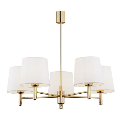 BRILAGI - MONTE rod-mounted chandelier 5xE27/60W/230V cream/gold