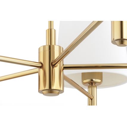 BRILAGI - MONTE rod-mounted chandelier 5xE27/60W/230V cream/gold