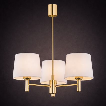 Brilagi - MONTE Rod Pendant Light 3xE27/15W/230V cream/gold