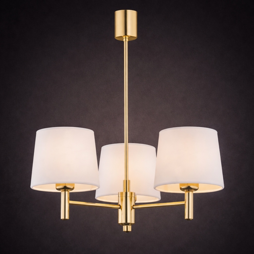 Brilagi - MONTE Rod Pendant Light 3xE27/15W/230V cream/gold