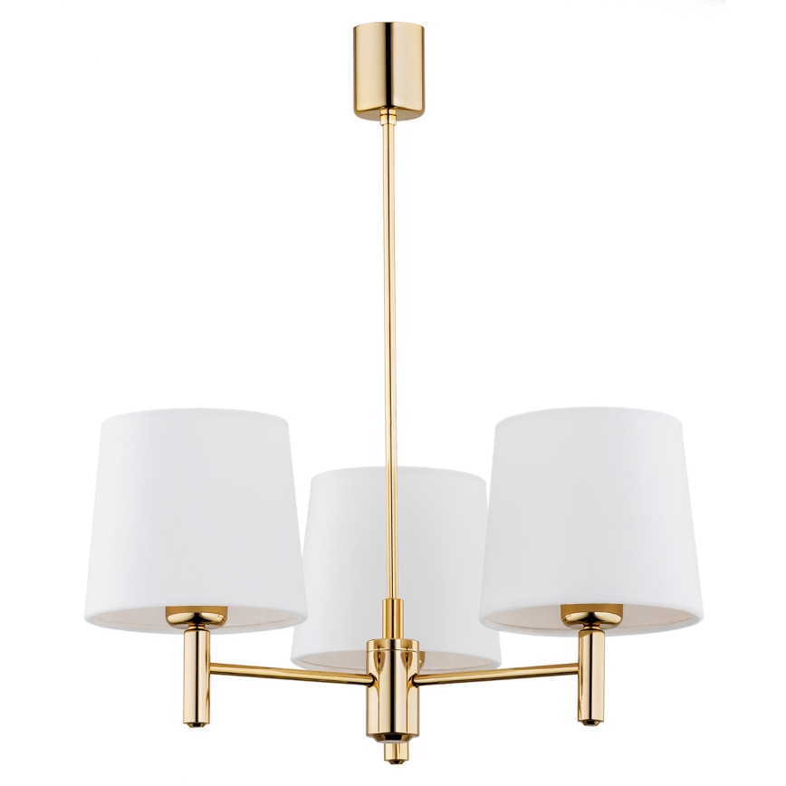 Brilagi - MONTE Rod Pendant Light 3xE27/15W/230V cream/gold