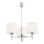 Brilagi - MONTE Rod Pendant Light 3xE27/15W/230V Cream/Polished Chrome