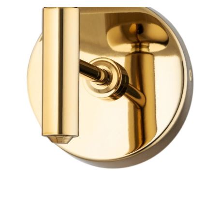 Brilagi - MONTE Wall Light 1x E27/15W/230V Brown/Gold