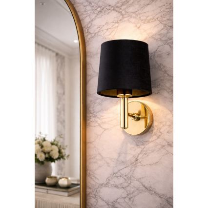 Brilagi - MONTE Wall Light 1xE27/15W/230V Black/Gold
