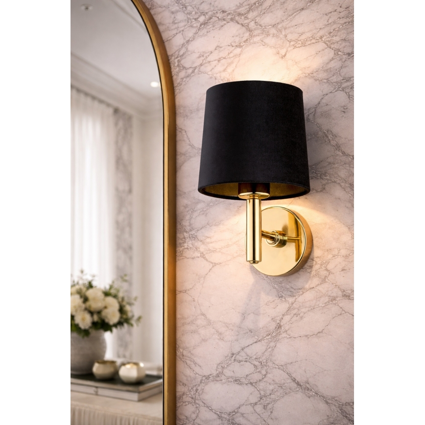 Brilagi - MONTE Wall Light 1xE27/15W/230V Black/Gold