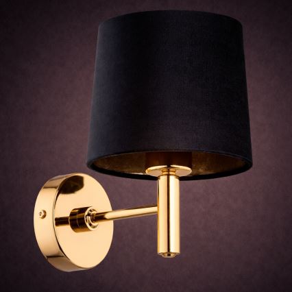 Brilagi - MONTE Wall Light 1xE27/15W/230V Black/Gold