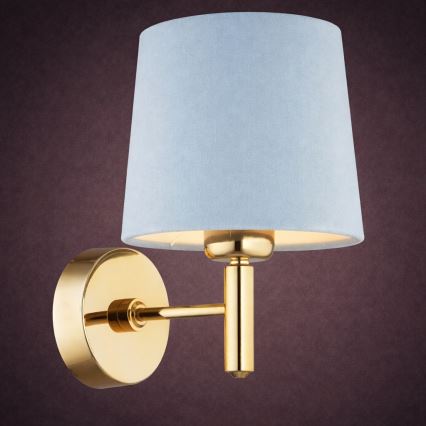 Brilagi - MONTE Wall Light 1xE27/15W/230V Blue/Gold