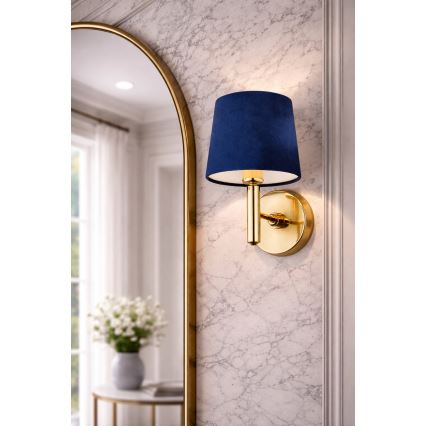 Brilagi - MONTE Wall Light 1xE27/15W/230V Blue/Gold