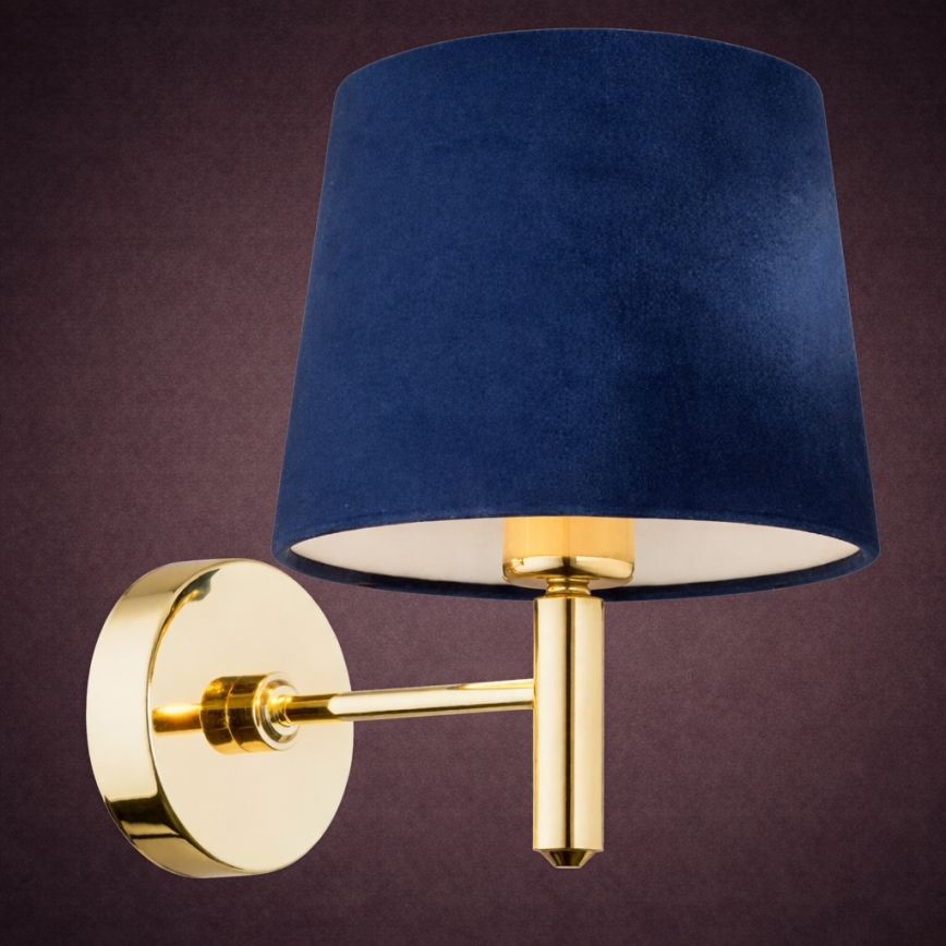 Brilagi - MONTE Wall Light 1xE27/15W/230V Blue/Gold