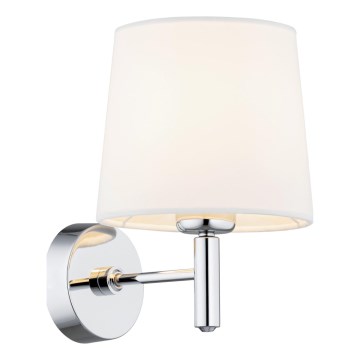 Brilagi - MONTE Wall Light 1xE27/15W/230V Cream/Glossy Chrome