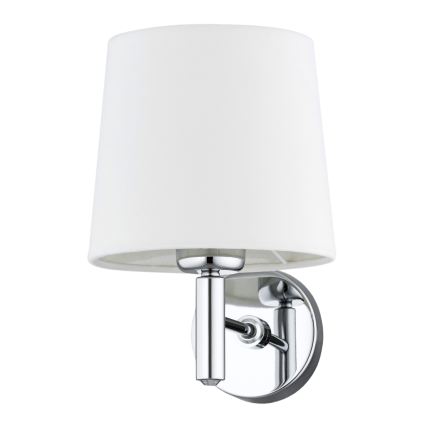 Brilagi - MONTE Wall Light 1xE27/15W/230V Cream/Glossy Chrome