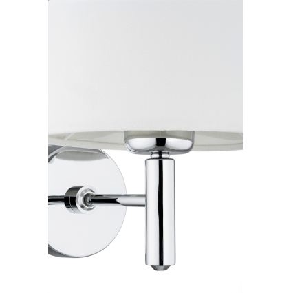 Brilagi - MONTE Wall Light 1xE27/15W/230V Cream/Glossy Chrome