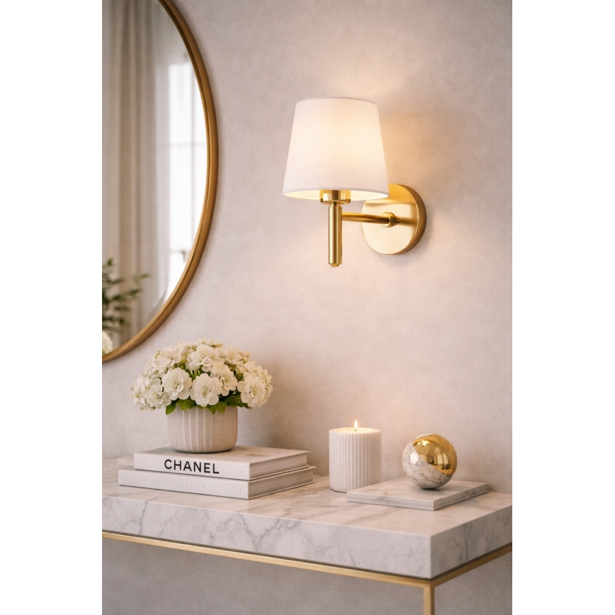 Brilagi - MONTE Wall Light 1xE27/15W/230V Cream/Gold