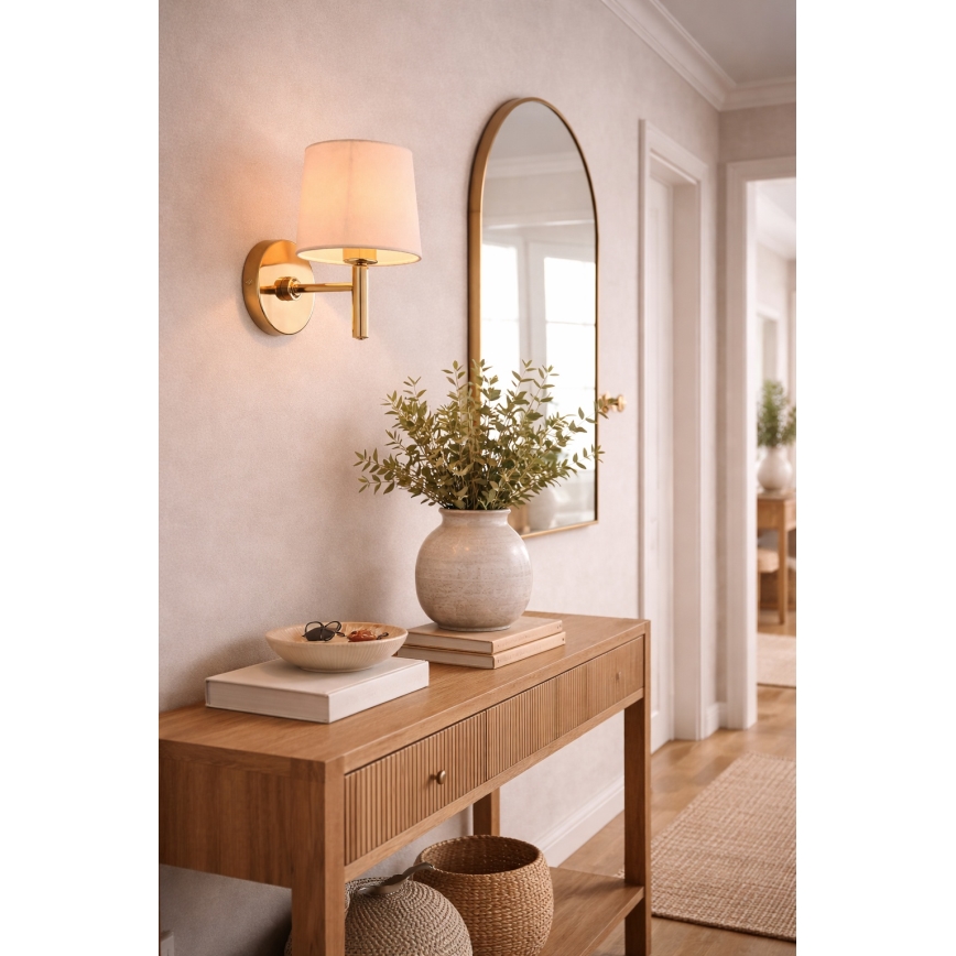 Brilagi - MONTE Wall Light 1xE27/15W/230V Cream/Gold