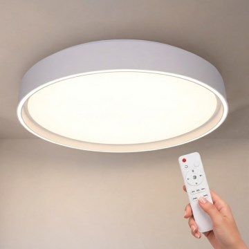Brilagi - NANCI Dimmable LED Ceiling Light, 60W, 230V, 3000–6500K, Ø 49 cm, White — with Remote Control