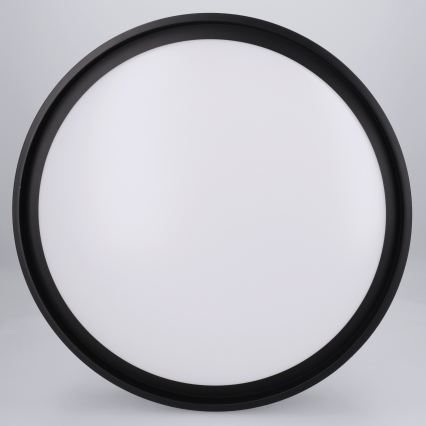Brilagi - NAOMI Dimmable LED Ceiling Light, 48W/230V, 3000–6500K, Ø 39 cm, Black – with Remote Control