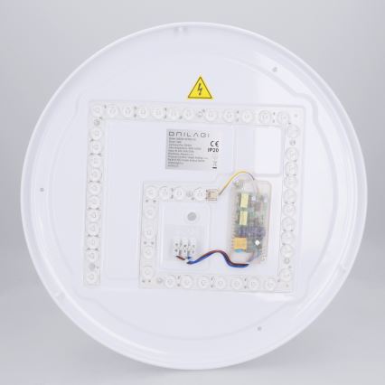 Brilagi - NAOMI Dimmable LED Ceiling Light, 48W/230V, 3000–6500K, Ø 39 cm, Black – with Remote Control