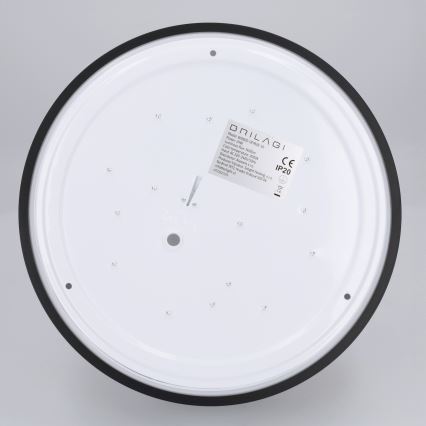 Brilagi - NAOMI LED Ceiling Light LED/24W/230V Ø 28.5 cm Black