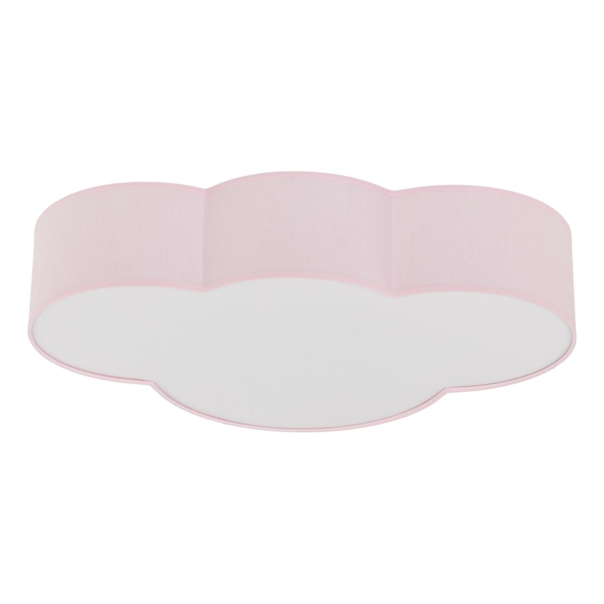 Brilagi - NIMBUS Kids' Ceiling Light 4x E27 / 15W / 230V, Pink