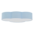 Brilagi - NIMBUS Kids' Ceiling Light 4xE27/15W/230V 46x63 cm Blue