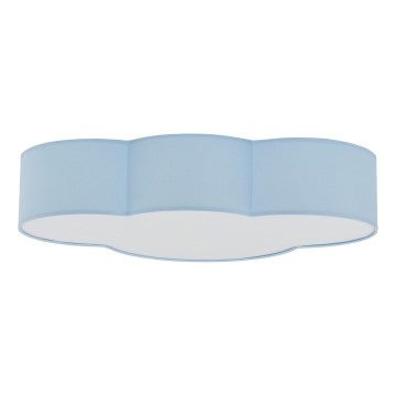 Brilagi - NIMBUS Kids' Ceiling Light 4xE27/15W/230V 46x63 cm Blue