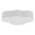 Brilagi - NIMBUS Kids' ceiling light 4xE27/15W/230V 46x63 cm grey