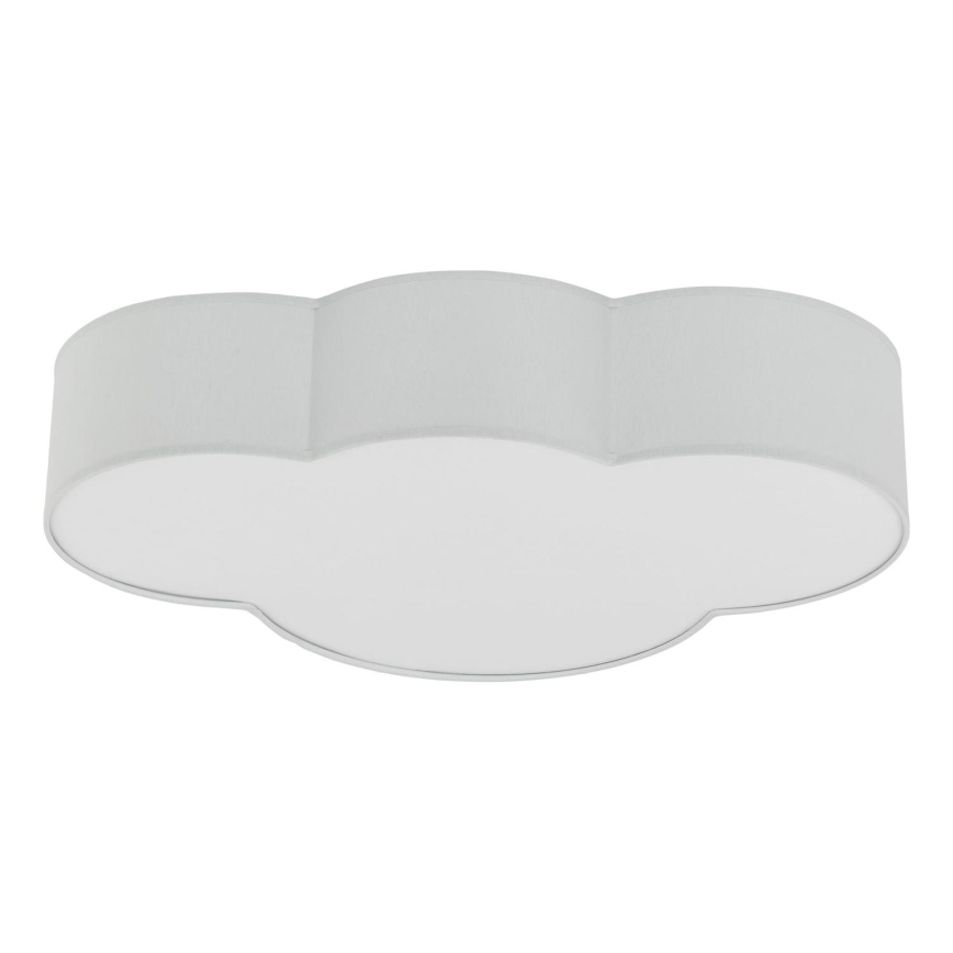 Brilagi - NIMBUS Kids' ceiling light 4xE27/15W/230V 46x63 cm grey