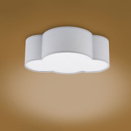 Brilagi - NIMBUS MINI Kids' ceiling light 2xE27/15W/230V grey