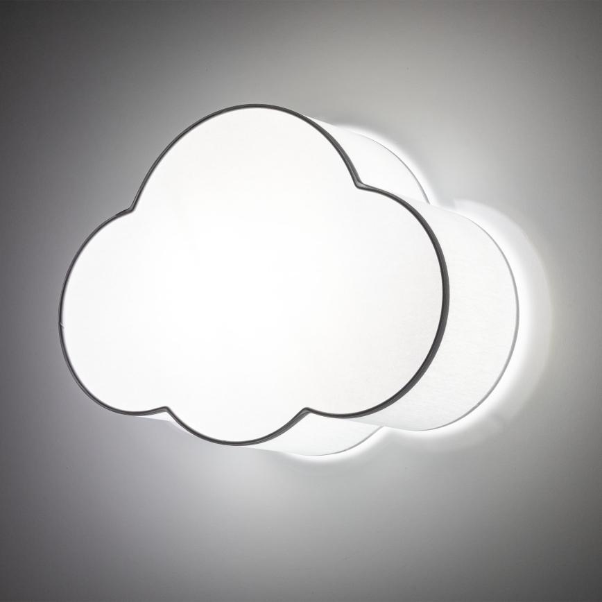 Brilagi - NIMBUS MINI Kids' ceiling light 2xE27/15W/230V grey