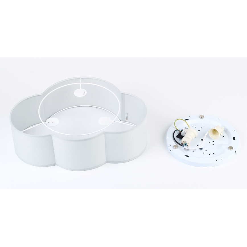 Brilagi - NIMBUS MINI Kids' ceiling light 2xE27/15W/230V grey