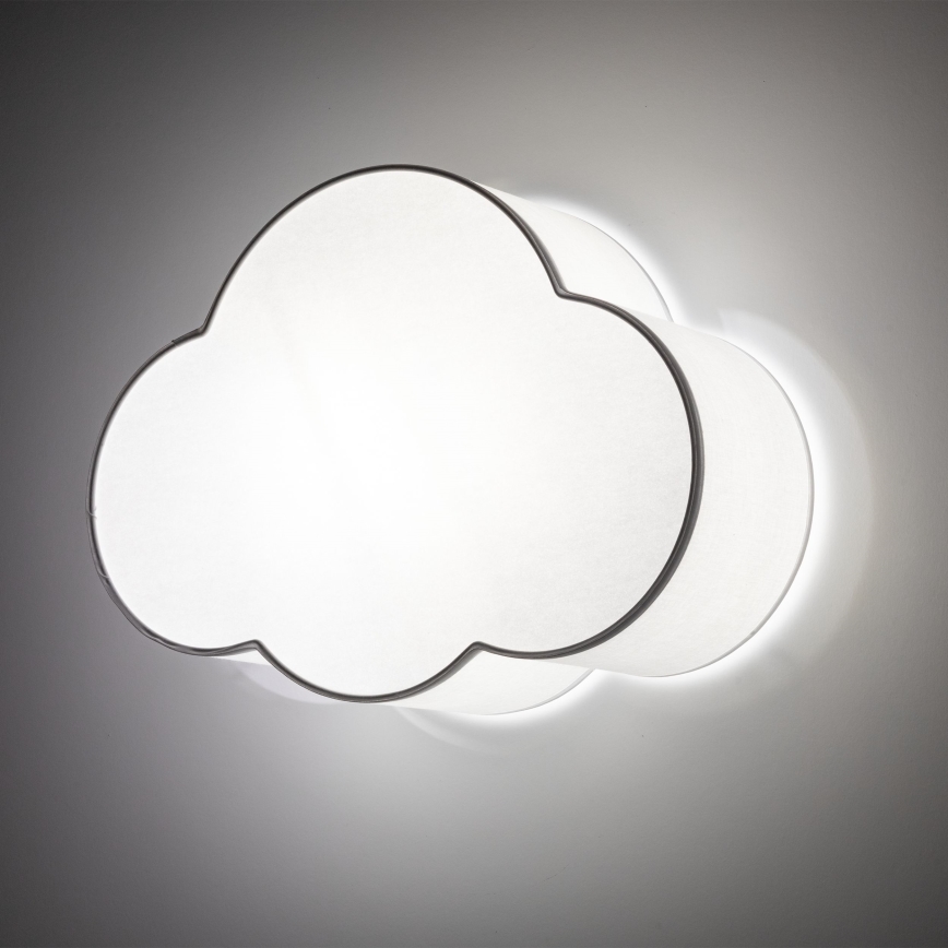 Brilagi - NIMBUS MINI Kids' ceiling light 2xE27/15W/230V white