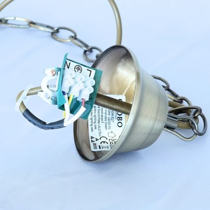 Brilagi - NOSTALGIA Chain Chandelier 1xE27/60W/230V