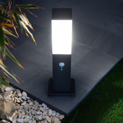 BRILAGI - NOVA Outdoor Lamp with Sensor 1x E27/15W/230V, 40 cm, IP44, Black