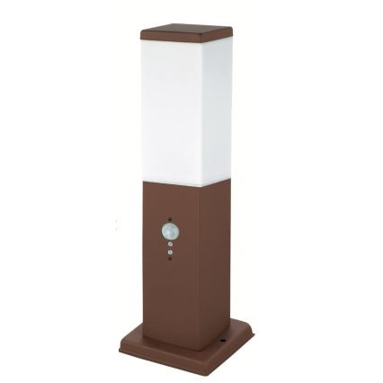 Brilagi - NOVA Outdoor Lamp with Sensor 1xE27/15W/230V 40 cm IP44 Brown