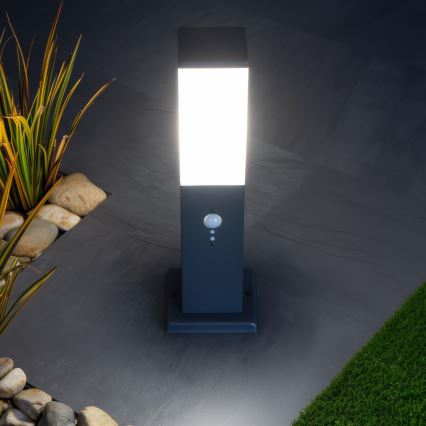 BRILAGI - NOVA Outdoor Sensor Lamp 1x E27/15W/230V, 40 cm, IP44, Anthracite
