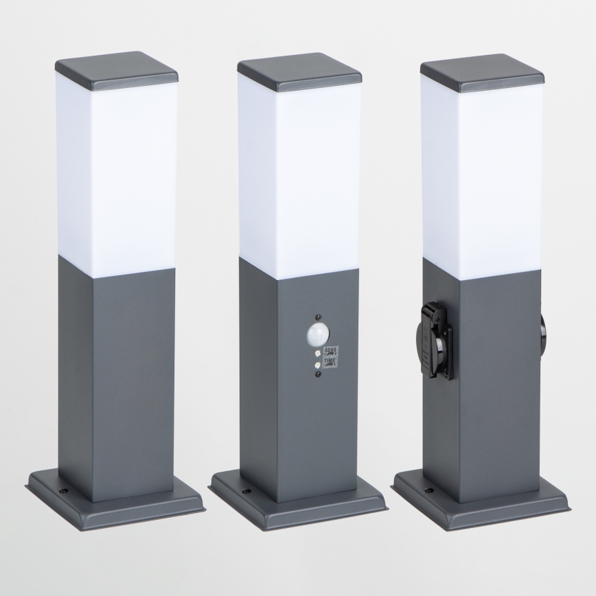 BRILAGI - NOVA Outdoor Sensor Lamp 1x E27/15W/230V, 40 cm, IP44, Anthracite