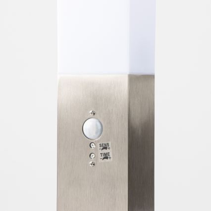 BRILAGI - NOVA Outdoor Sensor Lamp 1xE27/15W/230V 40 cm IP44 Matte Chrome
