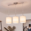 Brilagi - NUBILA Cable-Suspended LED Chandelier 3xE27/60W/230V Cream