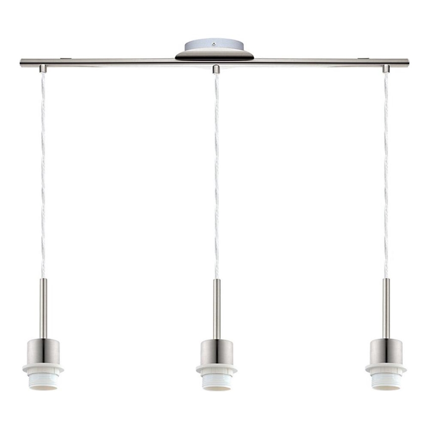 Brilagi - NUBILA Cable-Suspended LED Chandelier 3xE27/60W/230V Cream