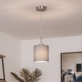 Brilagi - NUBILA cable-suspended LED pendant 1xE27/60W/230V Ø 14 cm light grey